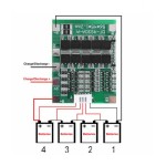 Πλακέτα Προστασίας Μπαταριών BMS 4S 30A Li-ion 18650